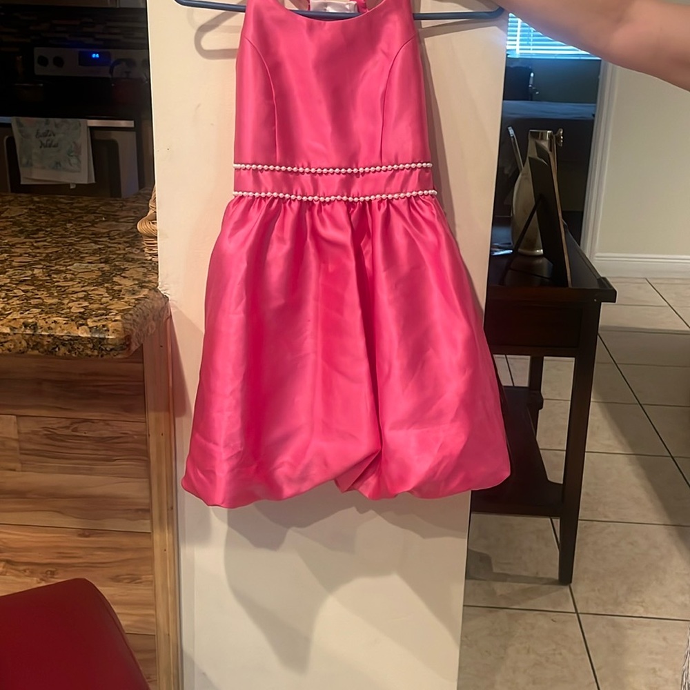 Speechless Pink Skirt with Ruffled Hem